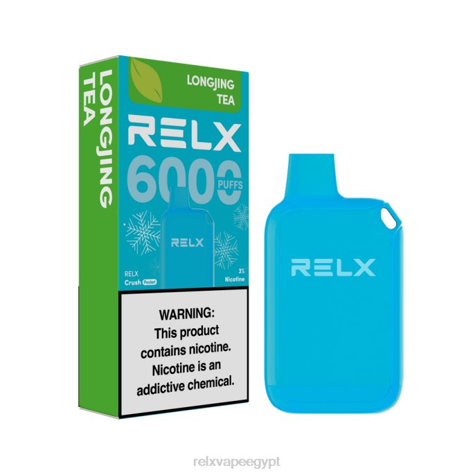 Relx مصر D82R9 RELX Crush Pocket 6000 الجليدية شاي لونغجينغ
