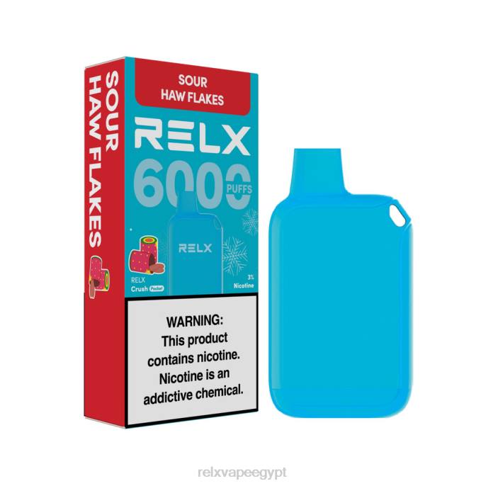 Relx Pod Price Egypt D82R16 RELX Crush Pocket 6000 الجليدية رقائق الزعرور الحامضة