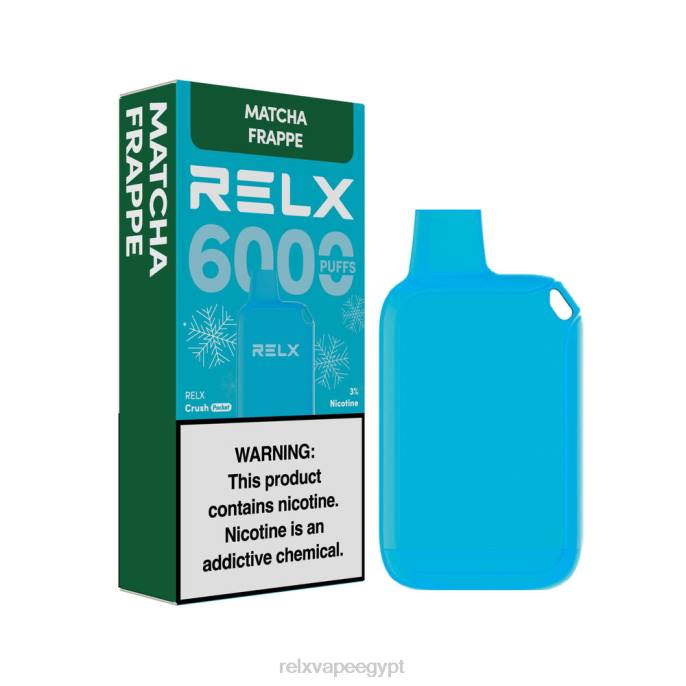 Relx Vape Price Egypt D82R17 RELX Crush Pocket 6000 الجليدية ماتشا فرابيه